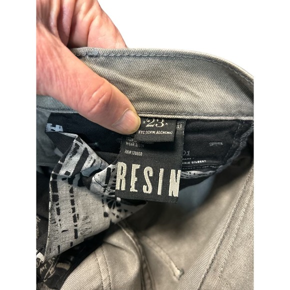 RESIN The Lariat Ankle Skinny Gray Size 23 - Picture 4 of 6